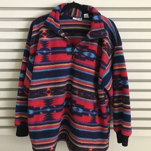 oversized fleece pullover